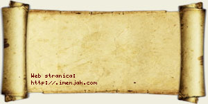 Isidora Ivković vizit kartica